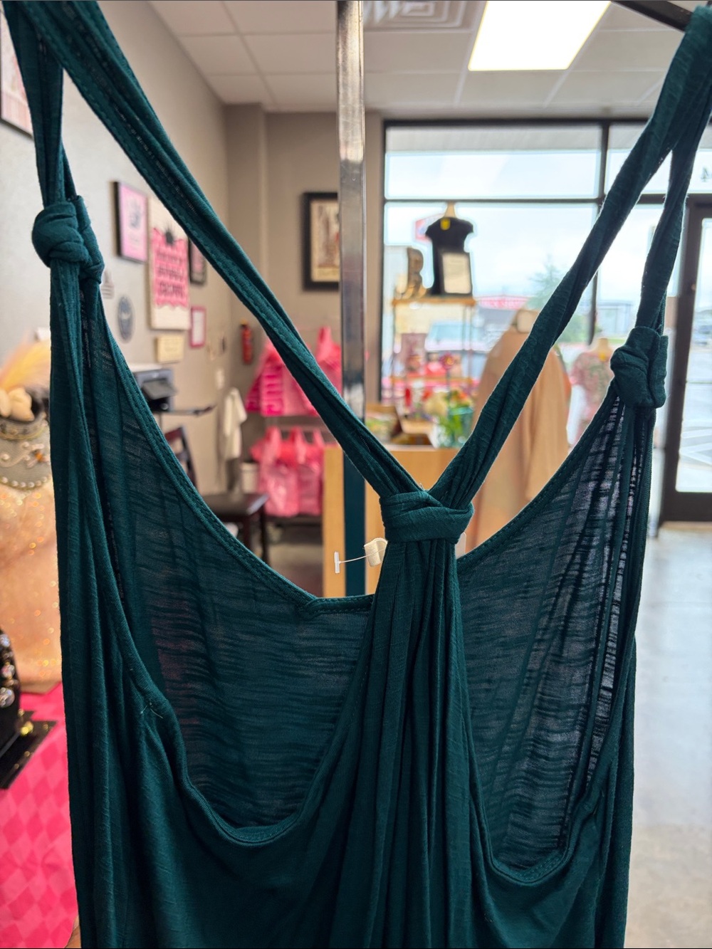 Maurices Teal Knotted Strap Tank - Picture 3 of 3